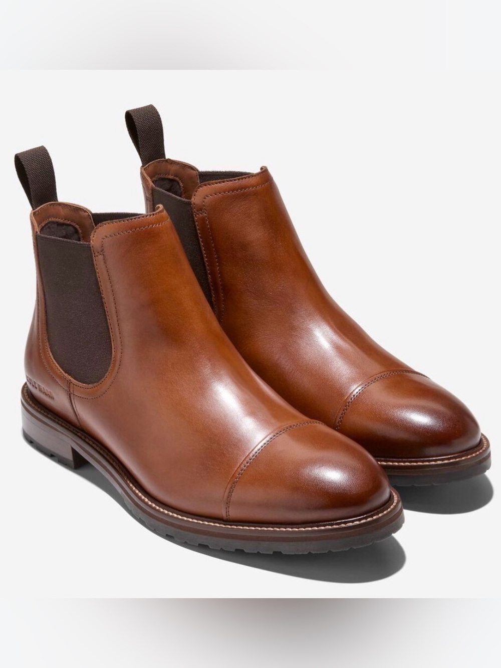 Men's Cole Haan Brown Leather Chelsea Boots